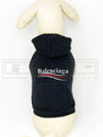 Pawlenciaga Bernie White Lettering Button Pocket Hoodie (avail in other colours) - PStreetwear